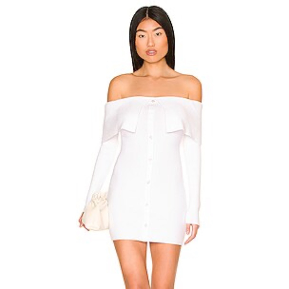 MAJORELLE Taliah Mini Dress in White